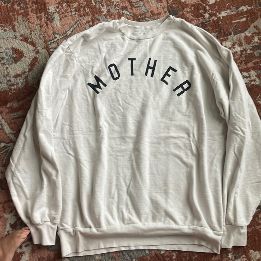 Ford & Wyatt Mother white sweatshirt